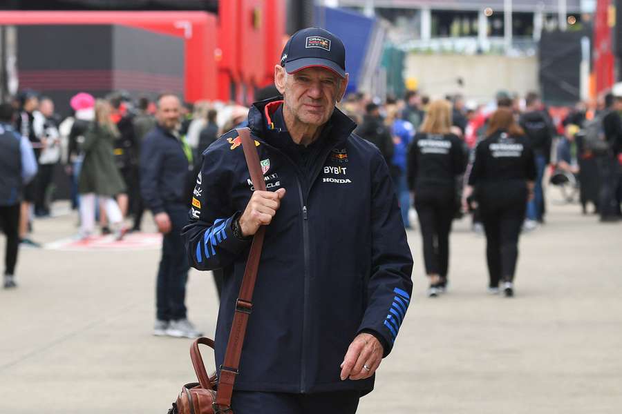 Adrian Newey à Silverstone en juillet dernier.