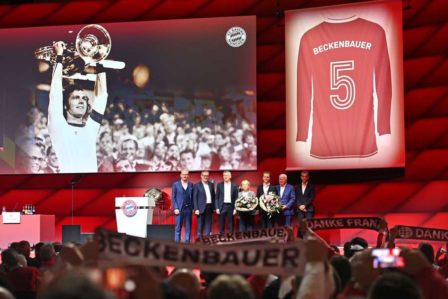 Bayern Munich Retire No. 5 Shirt In Franz Beckenbauer Tribute ...