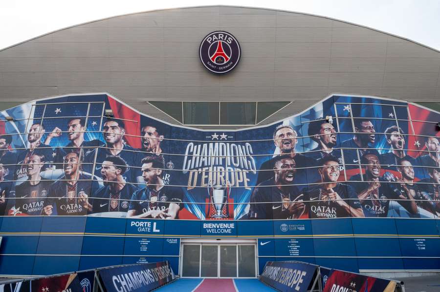 O Parc des Princes fotografado em agosto. O Parc des Princes fotografado em agosto.