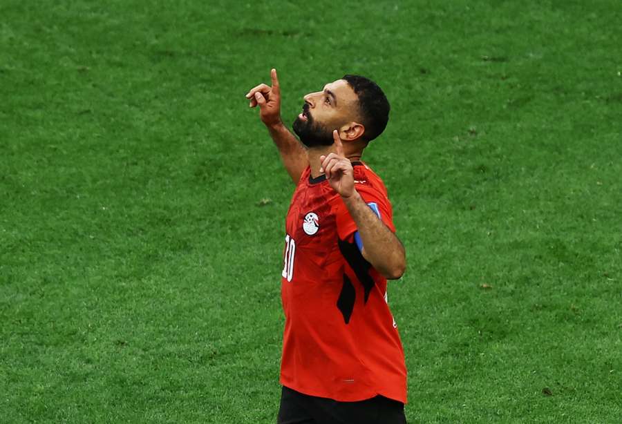 Mohamed Salah scored Egypt's second Mohamed Salah scored Egypt's second