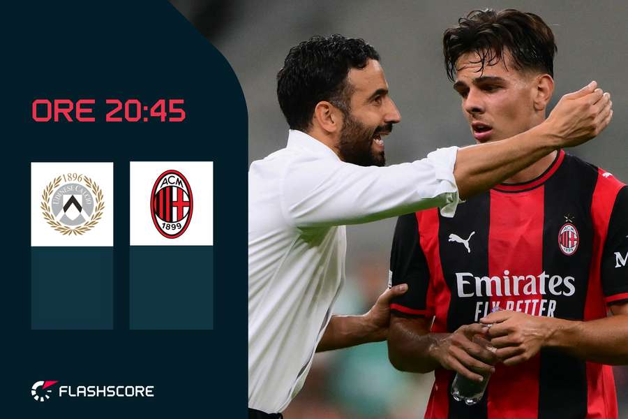 Serie A LIVE, Udinese-Milan