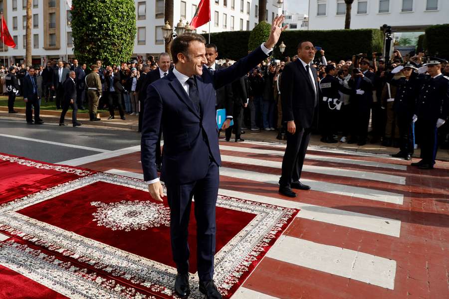 Macron en visite à Rabat ce mardi.