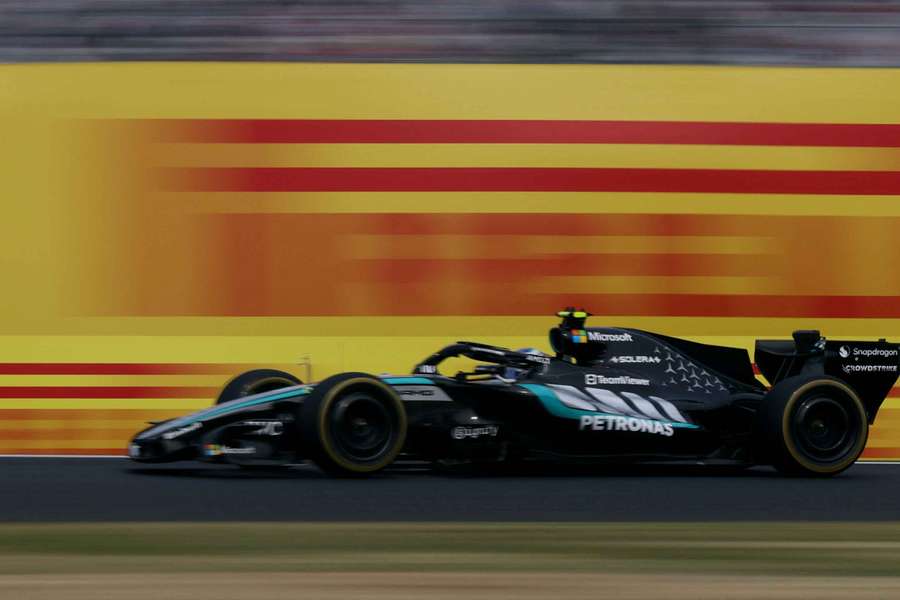 Kimi Antonelli sulla sua Mercedes Kimi Antonelli sulla sua Mercedes