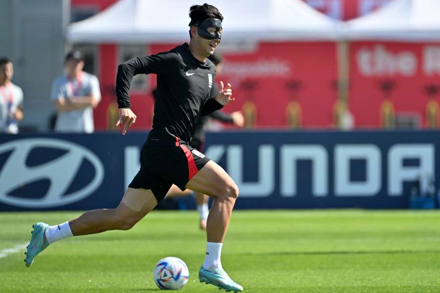 Son will wear a protective mask throughout the World Cup