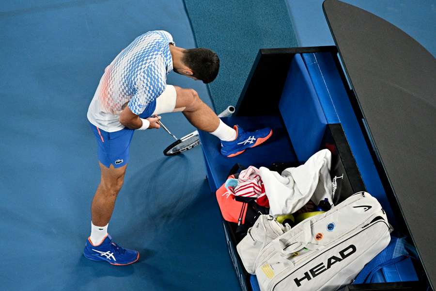 Djokovic durant l'Open d'Australie.