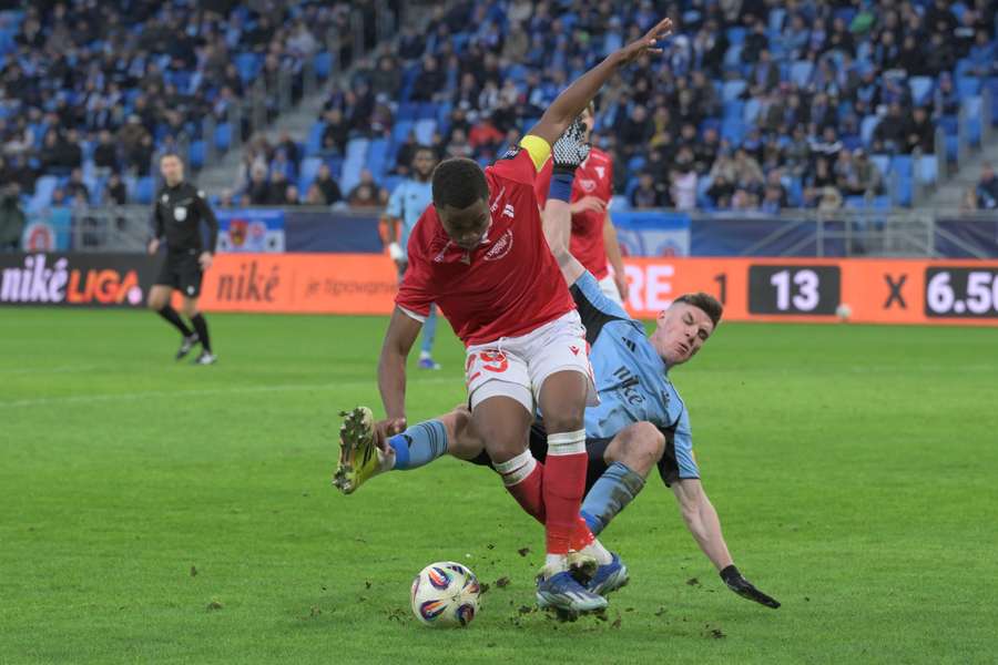 Trenčín šokujúco vyhral na pôde Slovana.