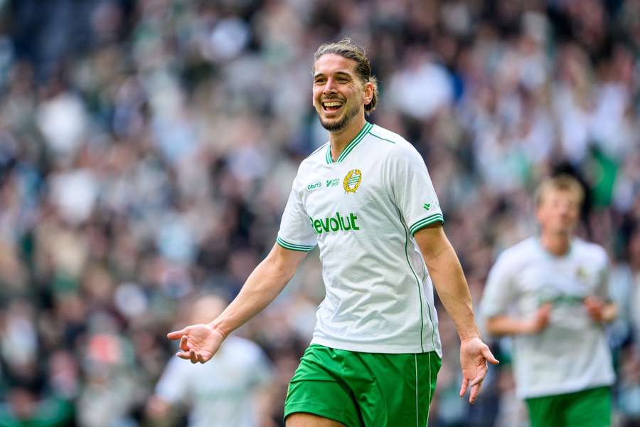 Nikola Vasic scored a hat-trick for Hammarby in their huge win