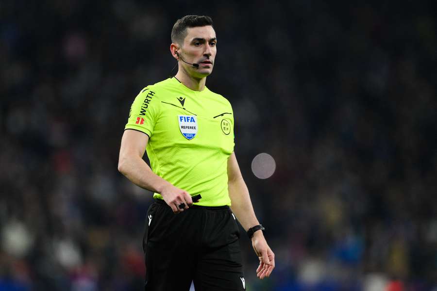 Muñiz Ruiz, durante el partido entre el Espanyol y el Real Madrid