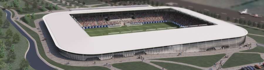 Proiectul noului stadion care va fi construit la Bistrița
