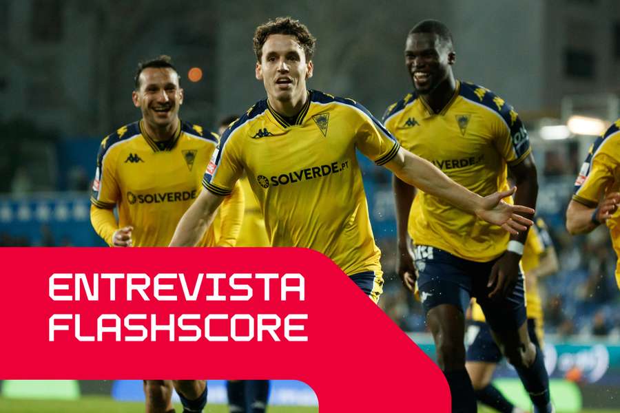 Jandro Orellana cumple su primera temporada en el Estoril
