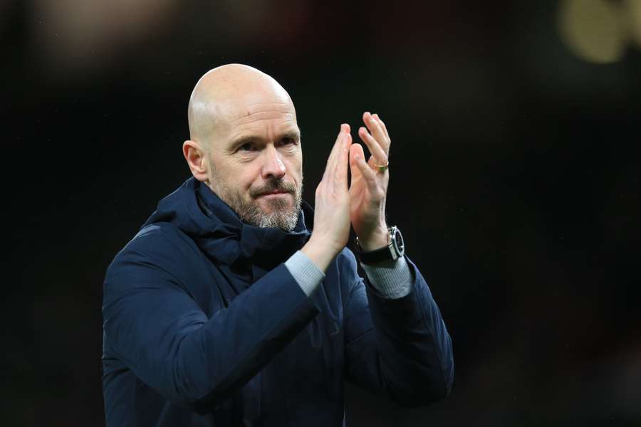 Erik ten Hag le 1er mars après la victoire en FA Cup face à West Ham.