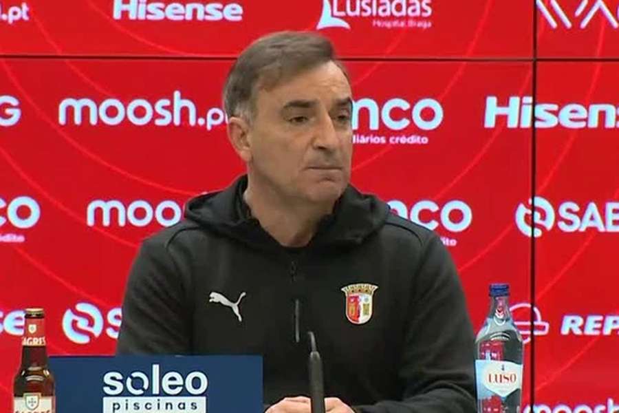 Carlos Carvalhal, treinador do SC Braga