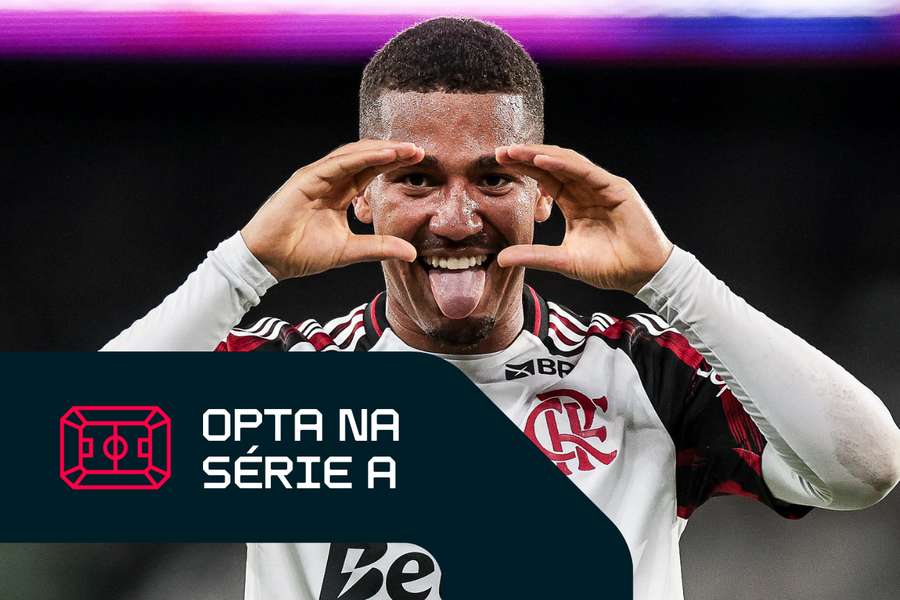 Samuel Lino abriu o placar do Flamengo no clássico com o Botafogo