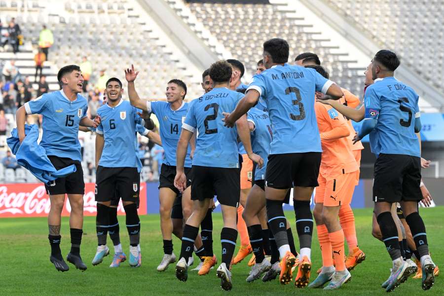 L'Uruguay festeggia l'accesso alla finale
