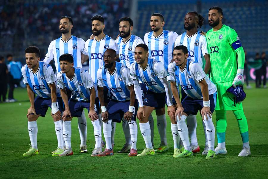 Pyramids in action at the CAF Champions League.