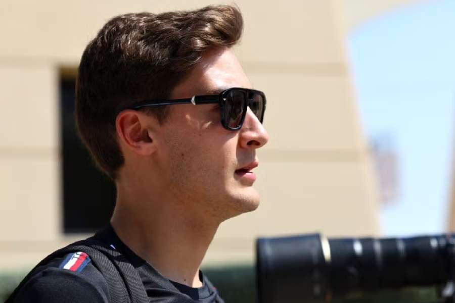 George Russell in Bahrain