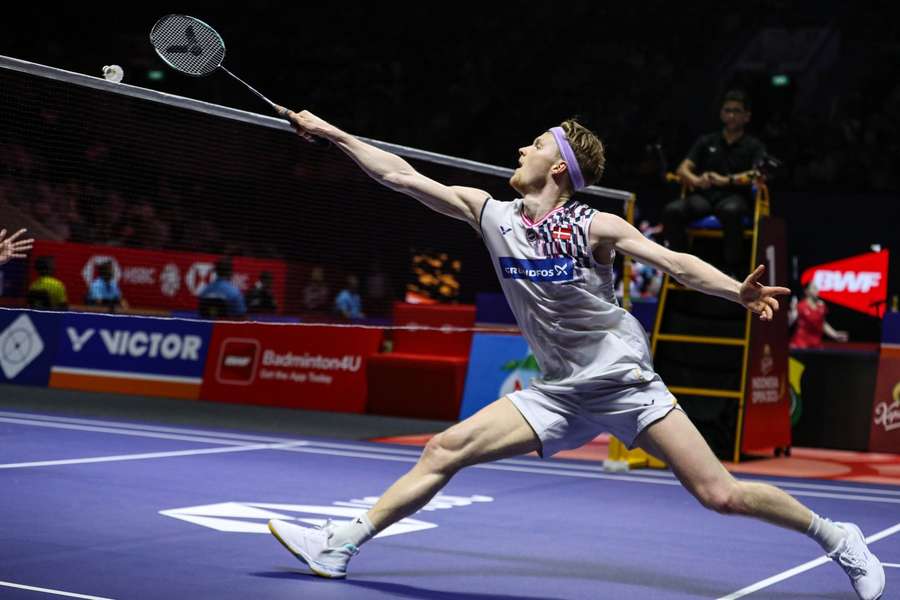 Anders Antonsen was in sensational form Saturday afternoon