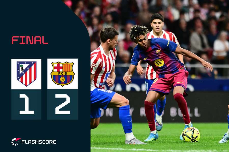 Sigue el Atlético-Barça en directo en Flashscore Sigue el Atlético-Barça en directo en Flashscore