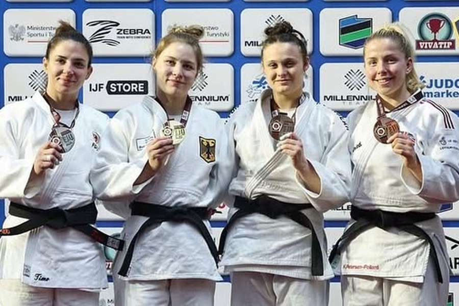 Judoca Bárbara Timo conquista prata