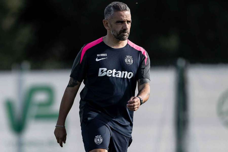 Rui Borges orientou mais uma sessão de treino