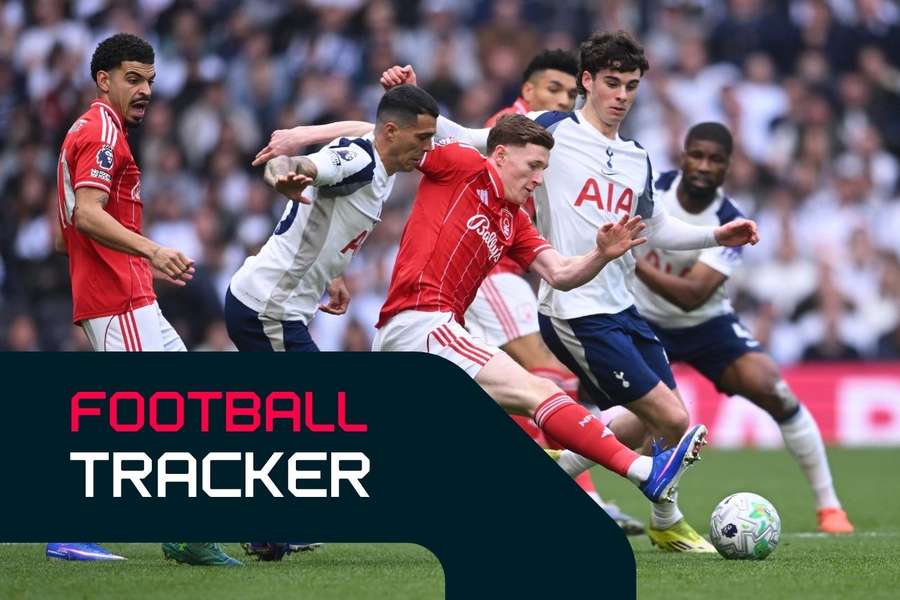 Elliott Anderson battles for the ball against Spurs' Pedro Porro Elliott Anderson battles for the ball against Spurs' Pedro Porro