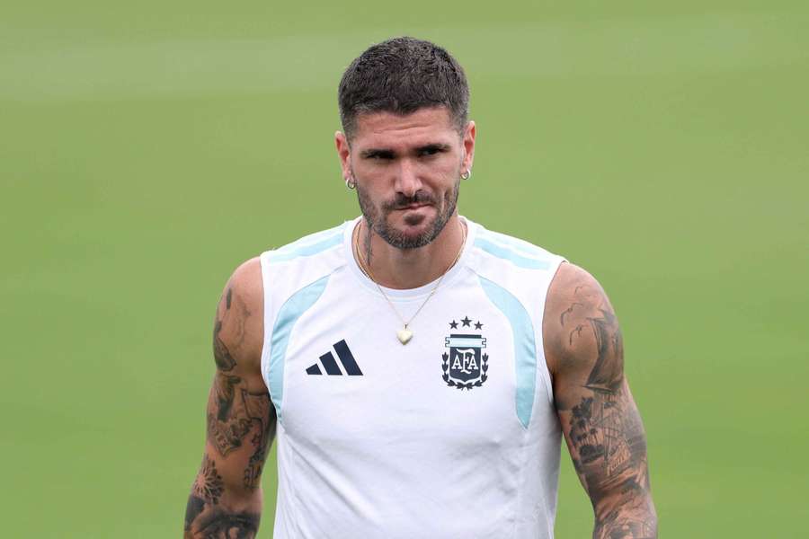 Rodrigo De Paul im argentinischen Training Rodrigo De Paul im argentinischen Training