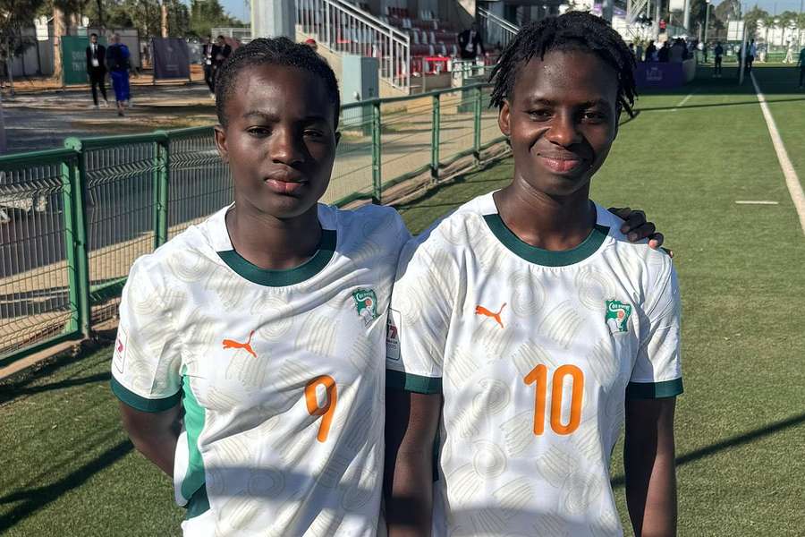 Safi Ouedraogo et Sery Grace Ruth avant la Coupe du monde U17 en 2025 Safi Ouedraogo et Sery Grace Ruth avant la Coupe du monde U17 en 2025