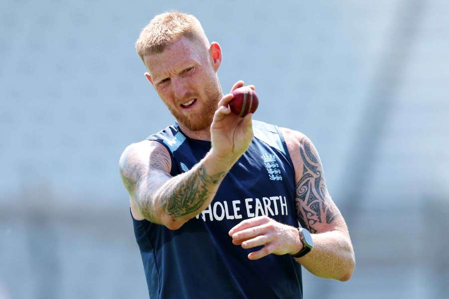 England's Ben Stokes during practice
