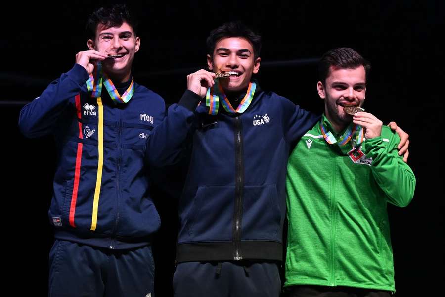 Tiago Romão já tinha conquistad bronze em duplo minitrampolim nos Mundiais