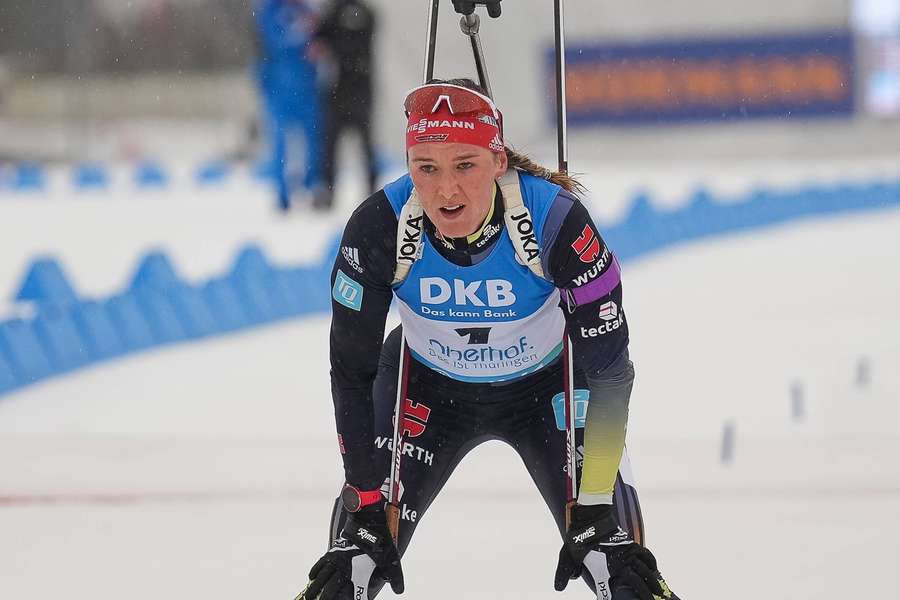 Biathlon: Herrmann-Wick geschlagen als 23. im Ziel