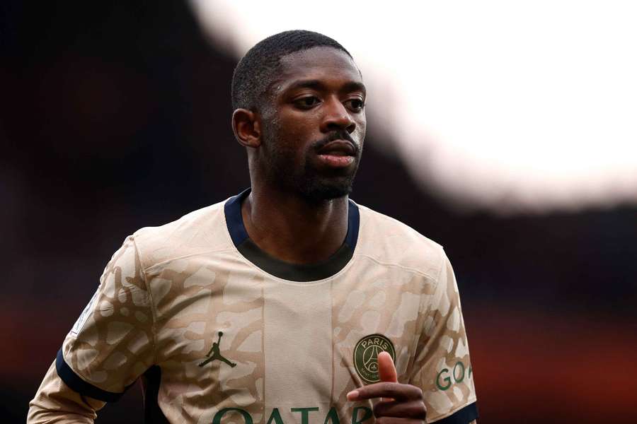 Ousmane Dembele in action for PSG