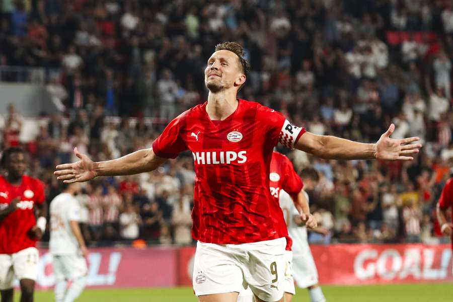 Luuk de Jong scoorde tweemaal