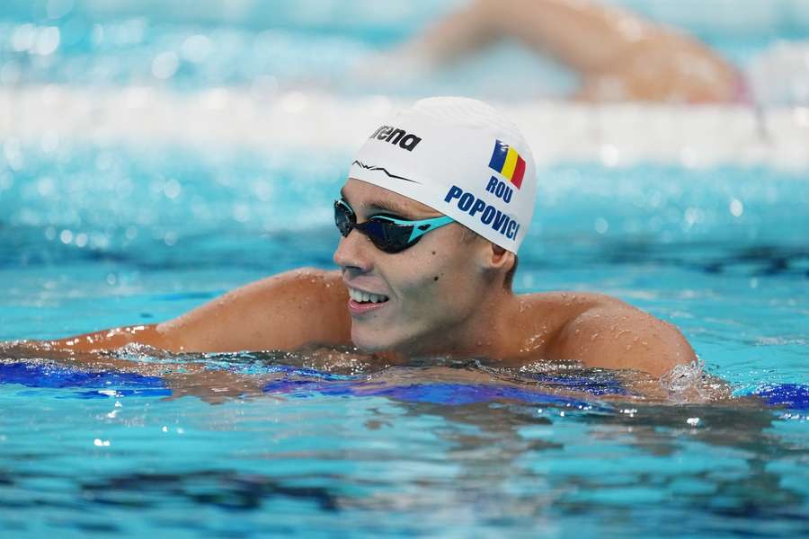 David Popovici s-a calificat, duminică seara, în finala probei de 200 m liber din cadrul Jocurilor Olimpice de la Paris