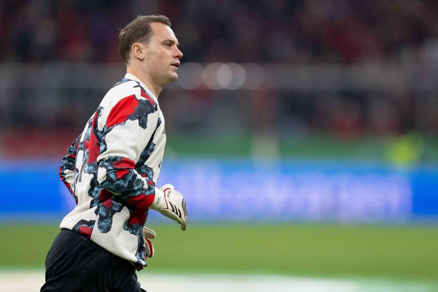 Neuer à l'entraînement.