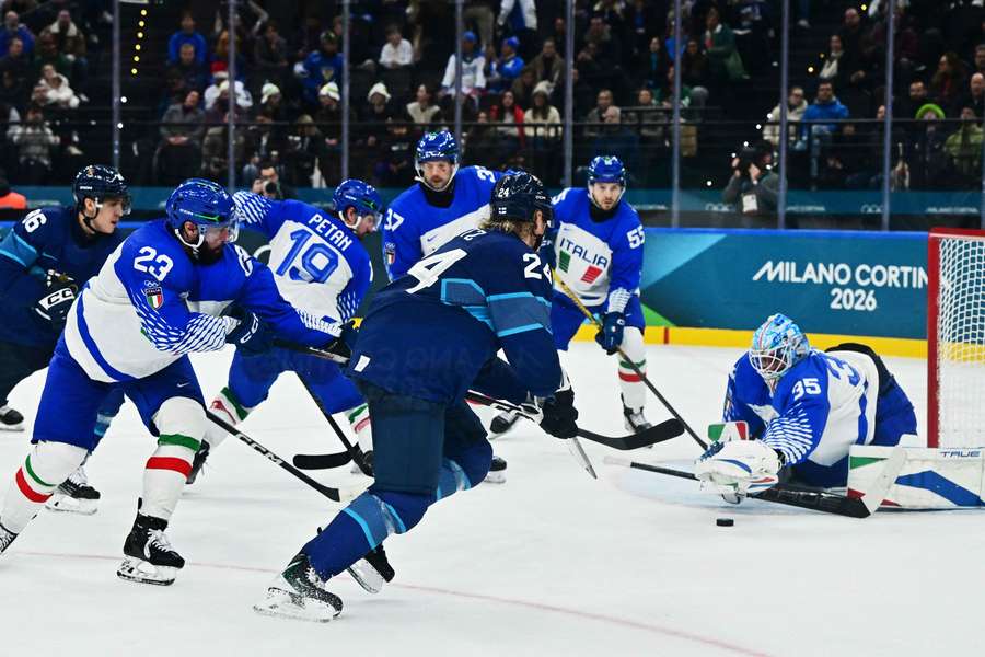 L'Italia in campo contro la Finlandia L'Italia in campo contro la Finlandia
