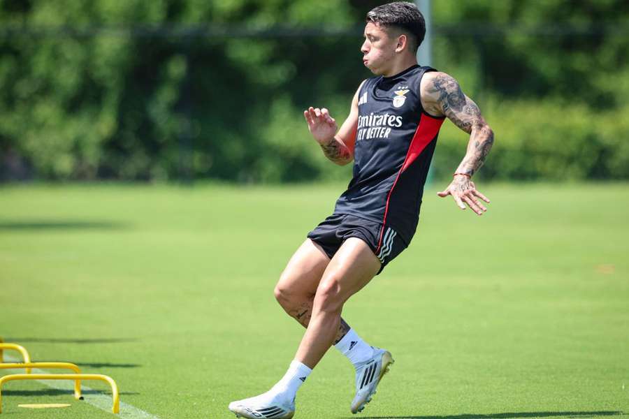 Prestianni já trabalhou integrado no Benfica