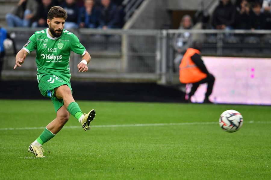 Zuriko Davitashvili sous le maillot des Verts. 