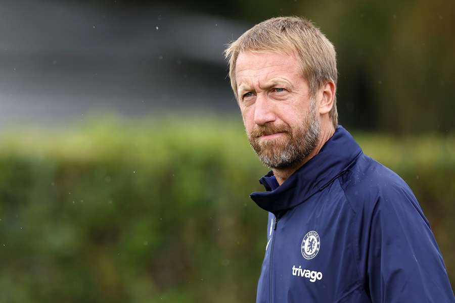 Chelsea-trainer Graham Potter won met Chelsea slechts twee van de laatste 14 wedstrijden