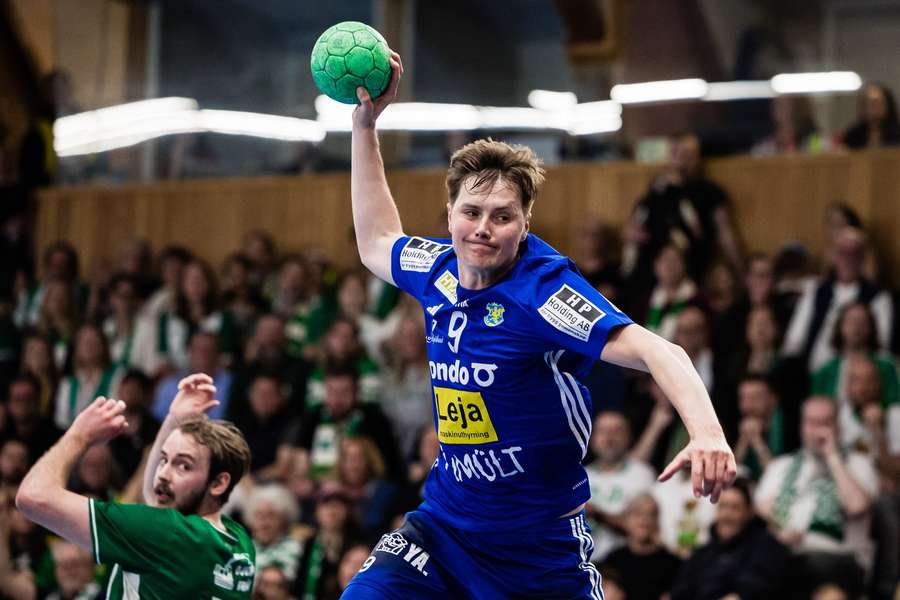 Linus Fernebrand scored the final goal of the match as Ystads took the title Linus Fernebrand scored the final goal of the match as Ystads took the title