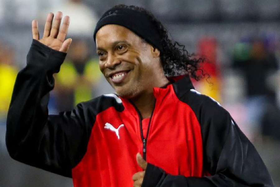 A equipa de Ronaldinho perdeu em Miami