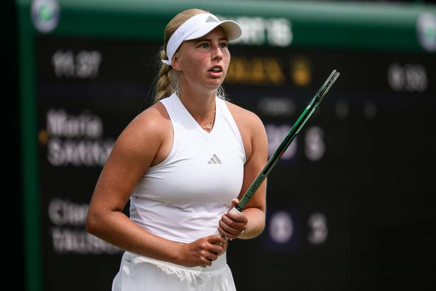 Clara Tauson suffered an early exit at Wimbledon