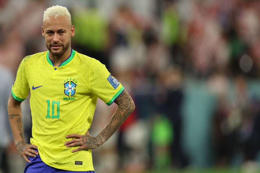 Neymar no pudo contener las lágrimas 