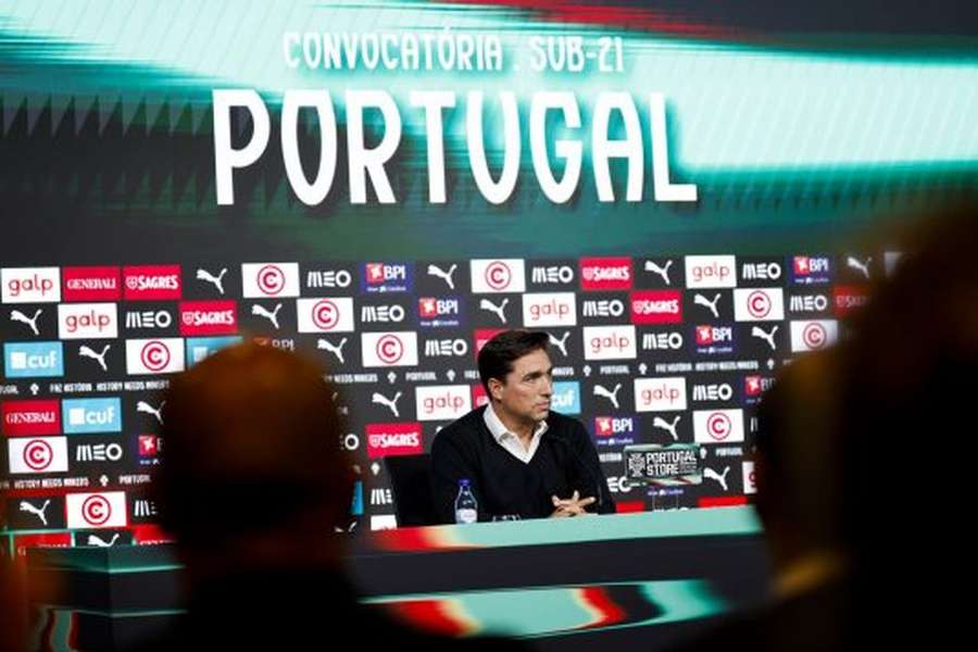Rui Jorge anunciou convocatória para o Euro sub-21
