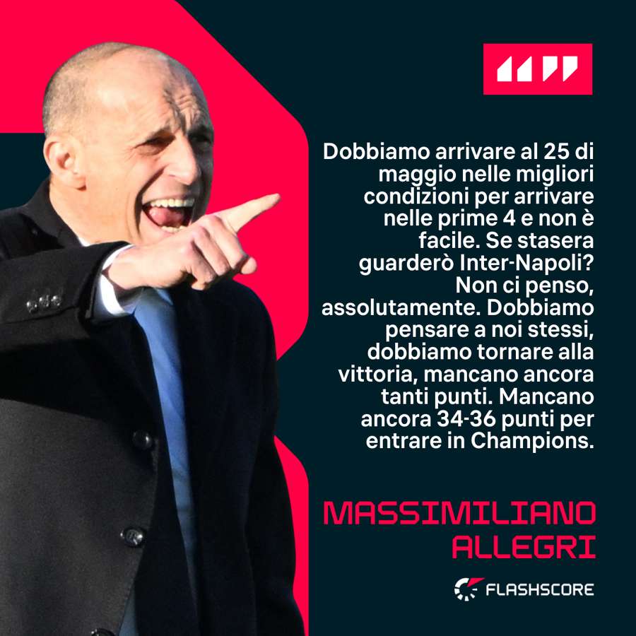 Le parole di Allegri