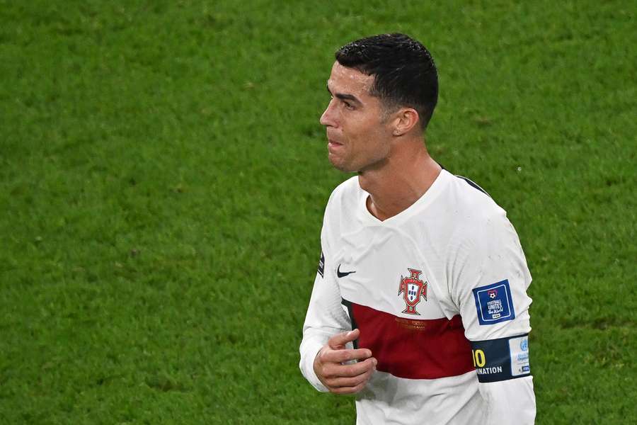 Ronaldo no ocultó sus lágrimas tras la derrota de Portugal en cuartos de final.