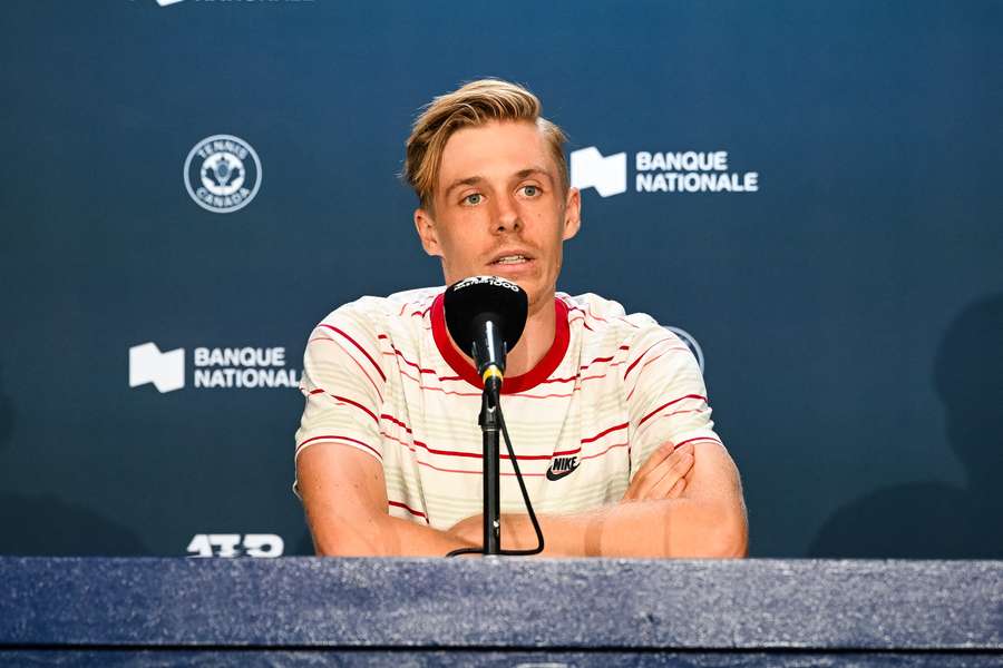 Denis Shapovalov ahead of the Canadian Open