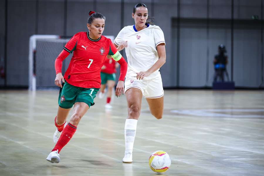 Ana Azevedo em ação pela seleção Ana Azevedo em ação pela seleção