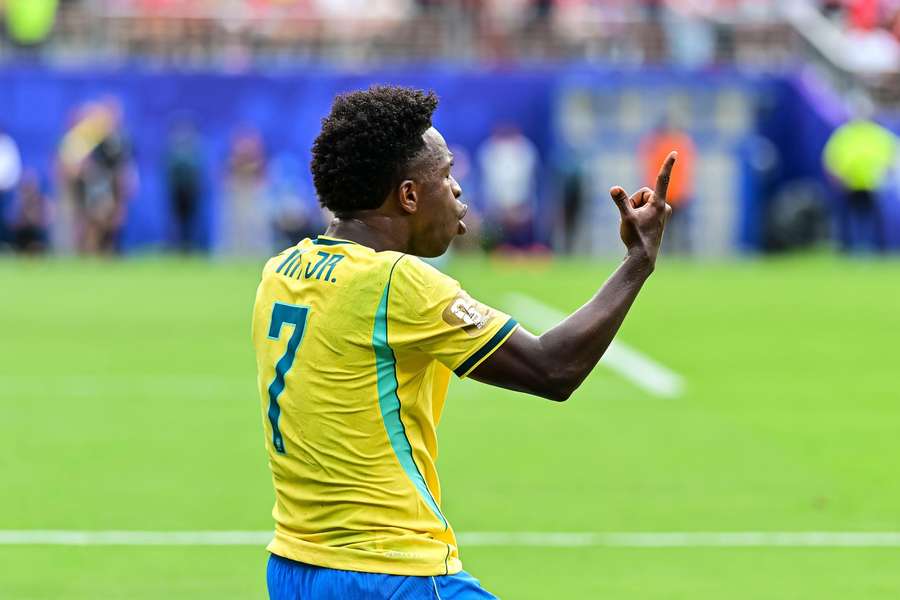 Brazilský křídelník Vinícius Jr. během letošního MS