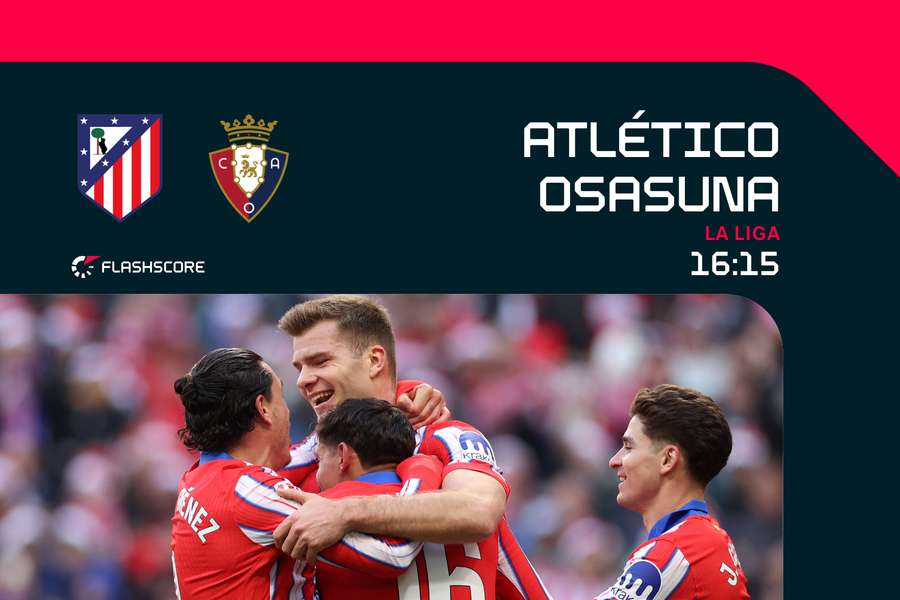 El Atleti se enfrenta a Osasuna.