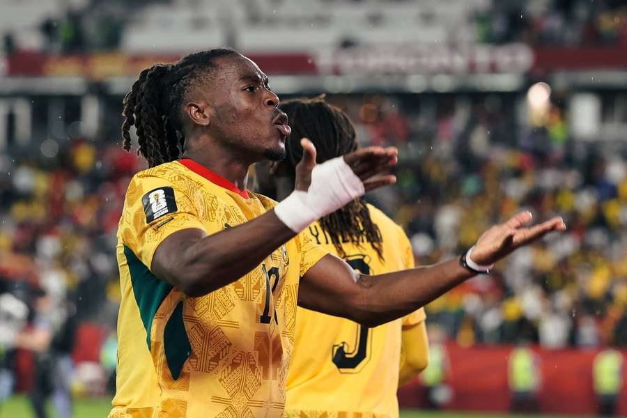 Brandon Thomas-Asante celebrates late Ghana winner against Panama Brandon Thomas-Asante celebrates late Ghana winner against Panama
